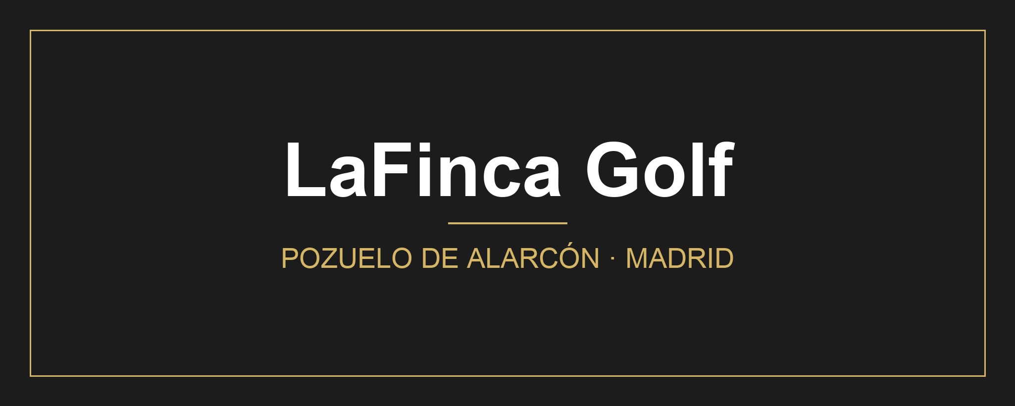 LaFinca Golf, Pozuelo de Alarcón